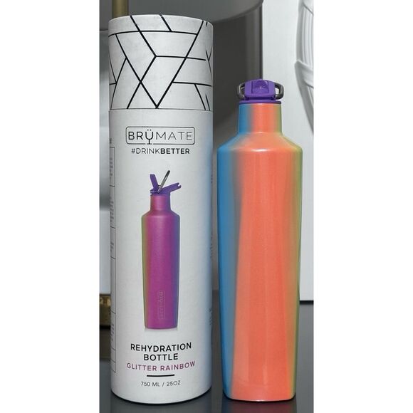 BruMate 25OZ REHYDRATION BOTTLE, GLITTER MERMAID - Picture 1 of 7